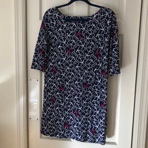 Lilly Pulitzer Cassie Dress Ahoy There Navy-Size M